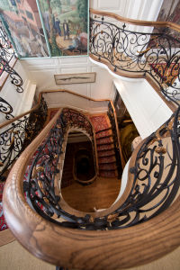 Staircase designed by Bruce Cavell